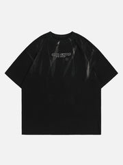 T-shirt vintage à imprimé tie-dye 