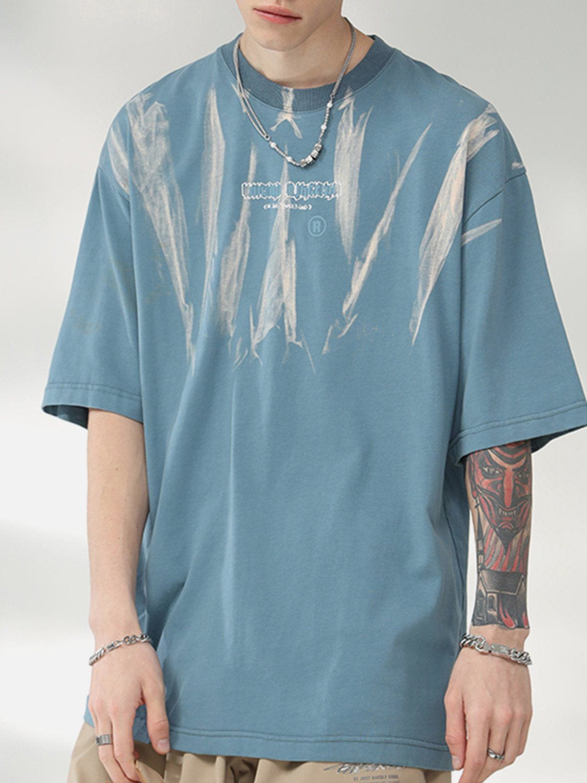 T-shirt vintage à imprimé tie-dye 