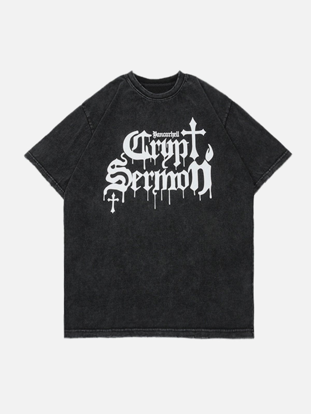 T-shirt délavé vintage 