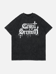 T-shirt délavé vintage 