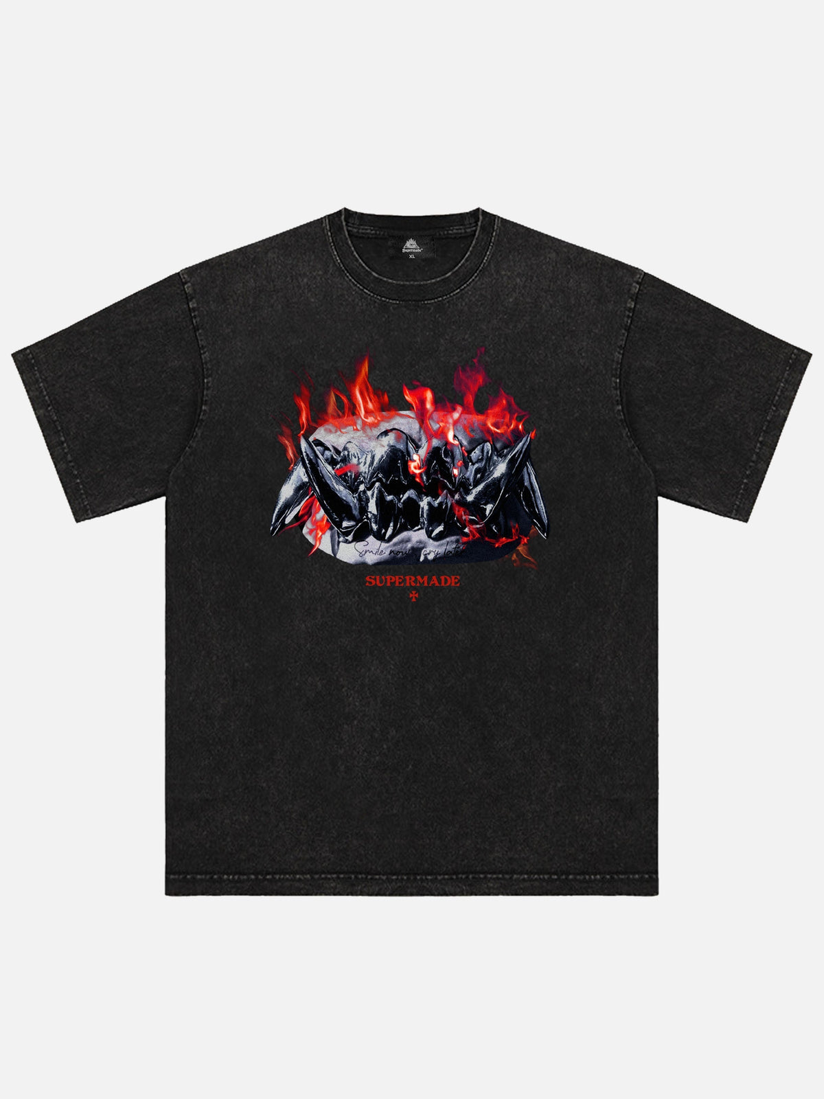 Vintage Washed Dark Print T-shirt