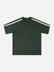 T-shirt à rayures gaufrées 