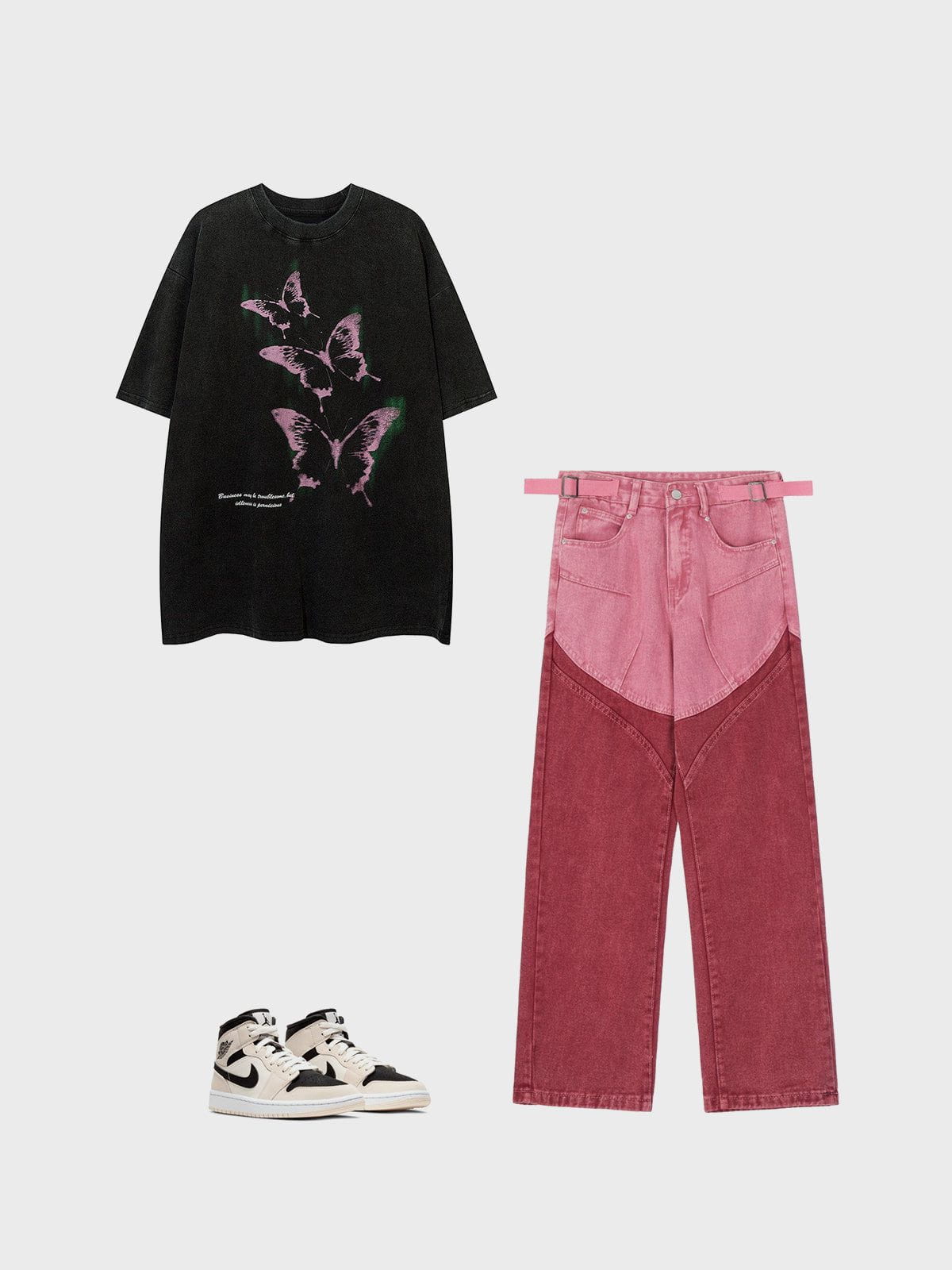Washed Butterfly Graphic Tee