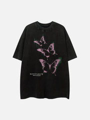 Washed Butterfly Graphic Tee