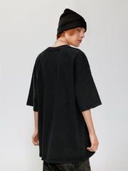 T-shirt graphique Doberman délavé 