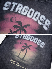 T-shirt imprimé Paysages lavés 