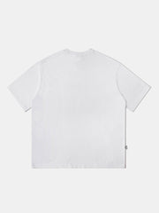 T-shirt en coton imprimé Word 