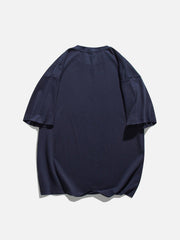 T-shirt imprimé homme au travail 