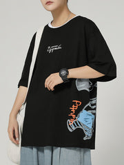 T-shirt à imprimé zèbre 