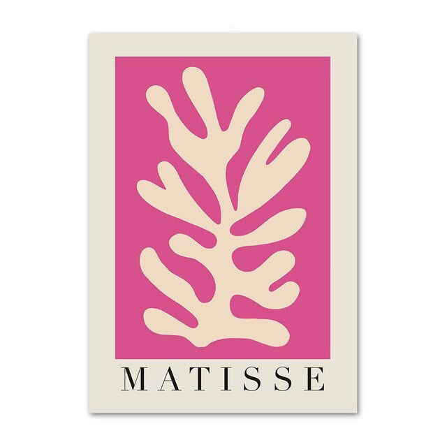 Matisse Purple Cut Outs Canvas Posters