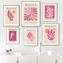 Matisse Purple Cut Outs Canvas Posters