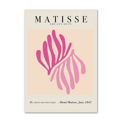 Matisse Purple Cut Outs Canvas Posters