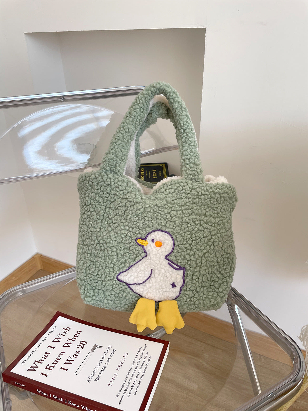 GAGA Embroidered Goose Bag