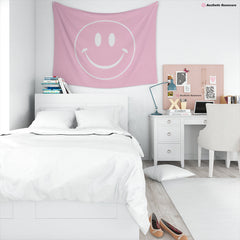 Preppy Smiley Face Tapestry