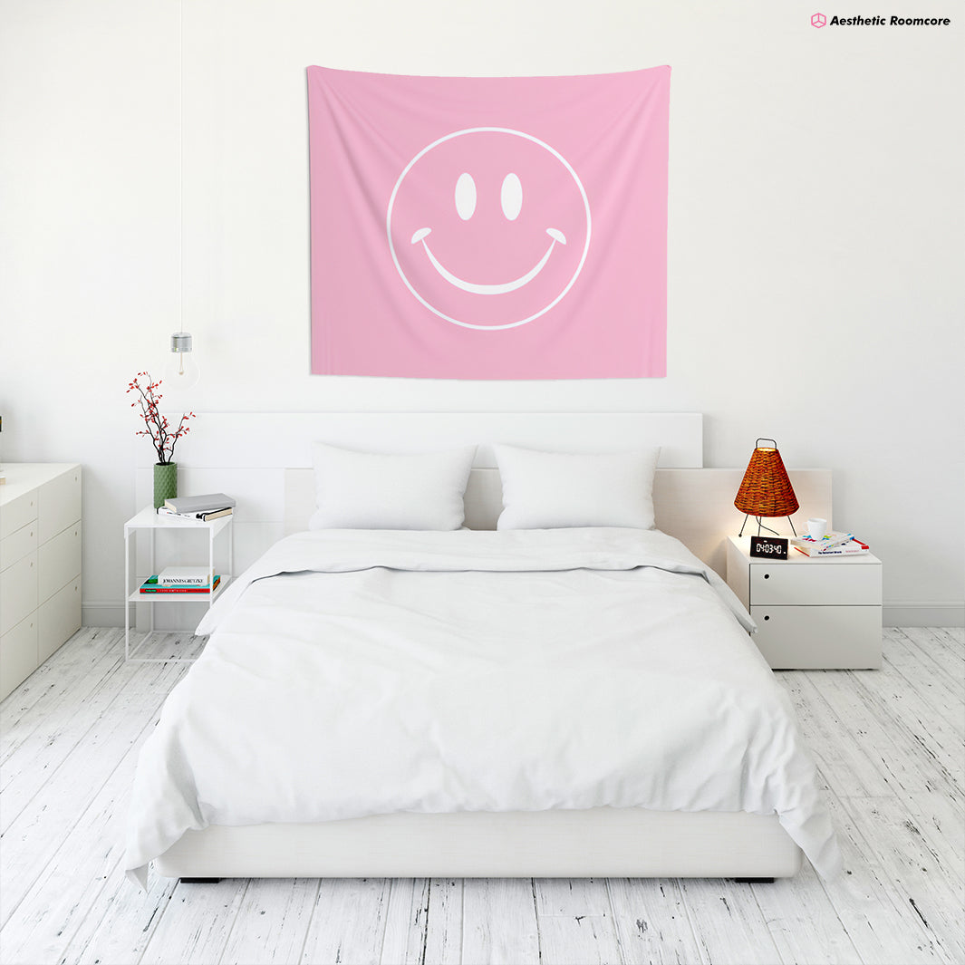 Preppy Smiley Face Tapestry