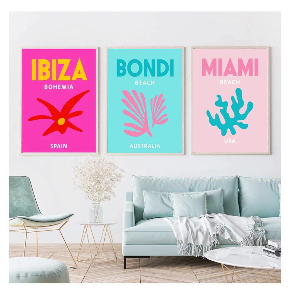 Preppy Canvas Wall Art