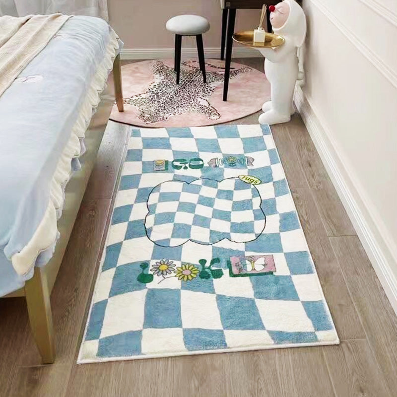 Retro Checkered Rug