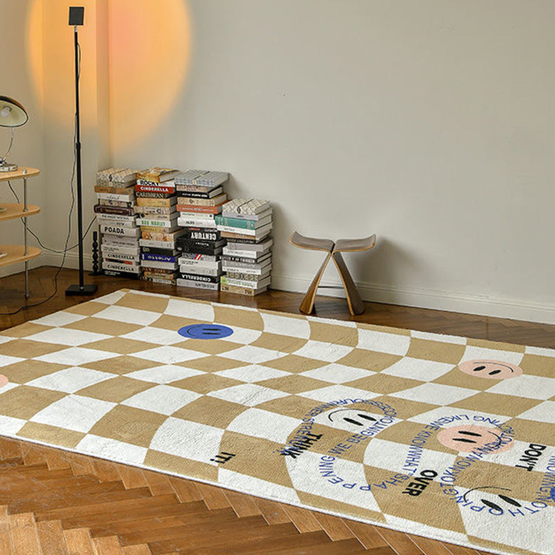 Retro Checkered Rug