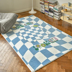 Retro Checkered Rug