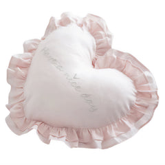 Ruffled Heart Cushion