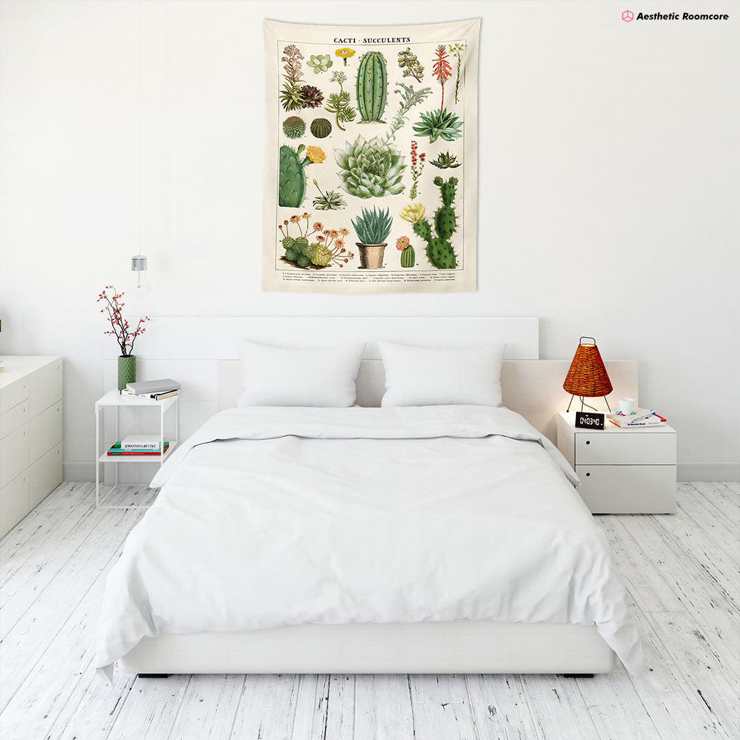Sukkulenten Wandbehang