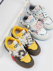 The Supermade High Street Board Shoes Couple Models