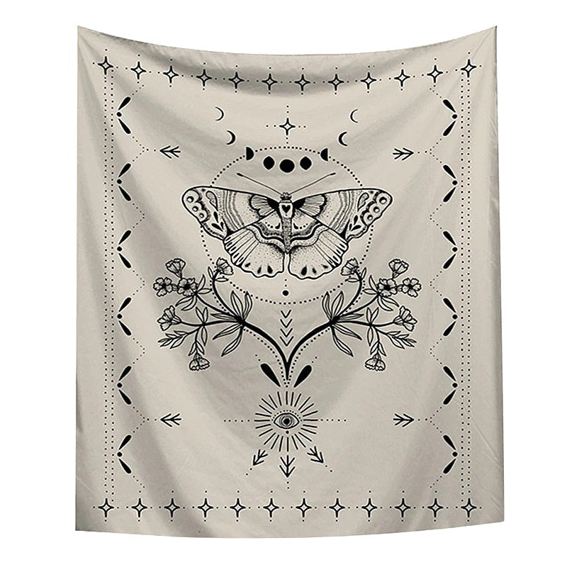 Vintage Butterfly Tapestry