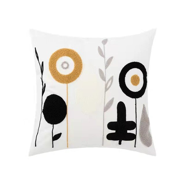 Spring Joy Embroidered Cushion Covers