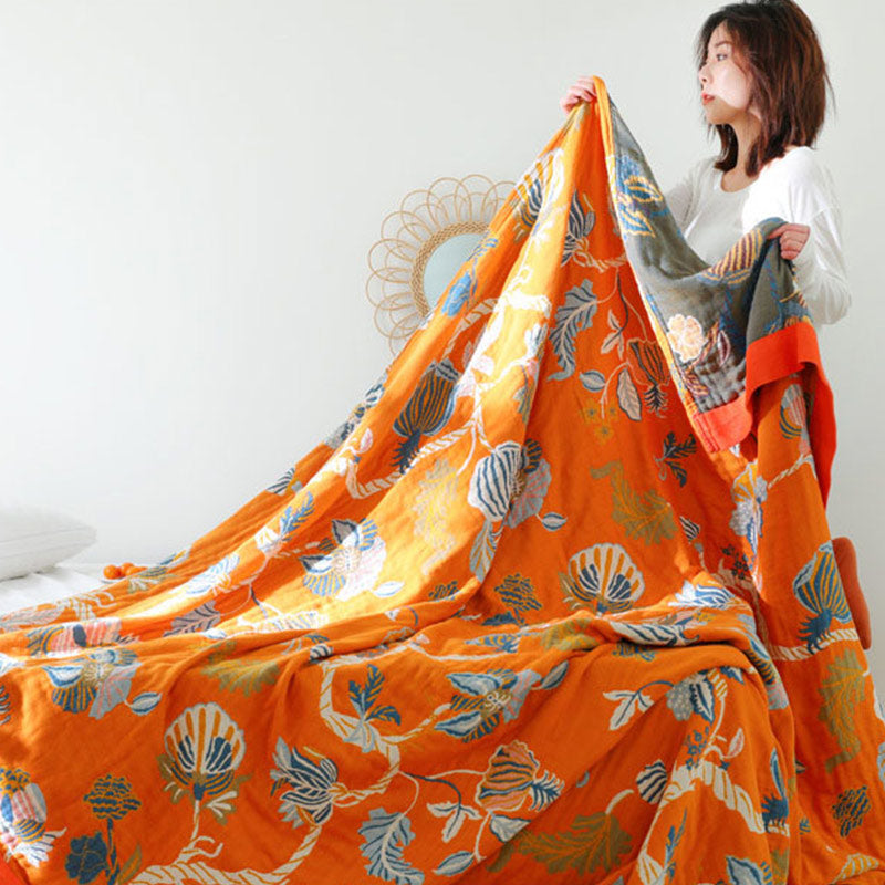 Comfy Reversible Quilt Pattern Cotton Quilt