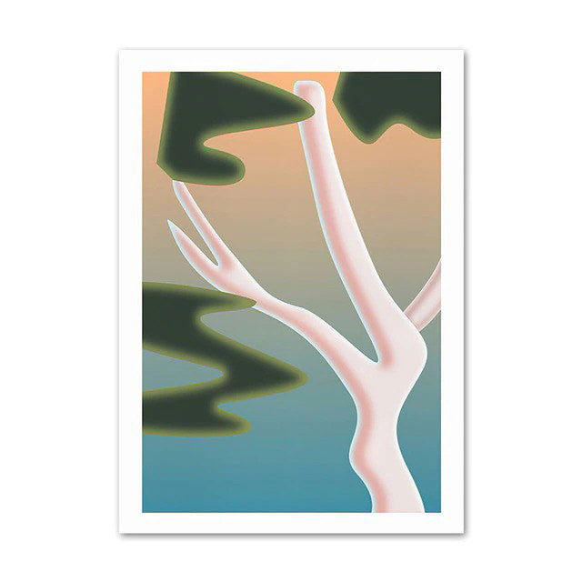 Abstract Waves Canvas Posters