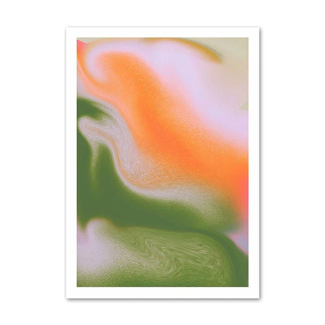 Abstract Waves Canvas Posters