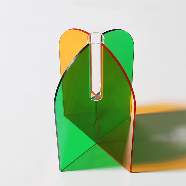 Acryl X Moderne ästhetische Vase
