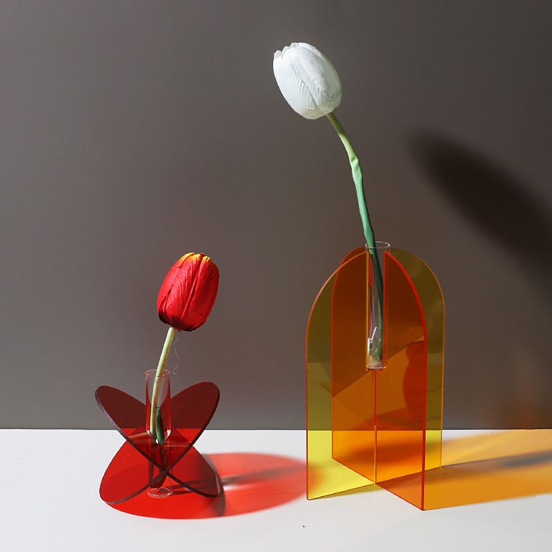 Acryl X Moderne ästhetische Vase