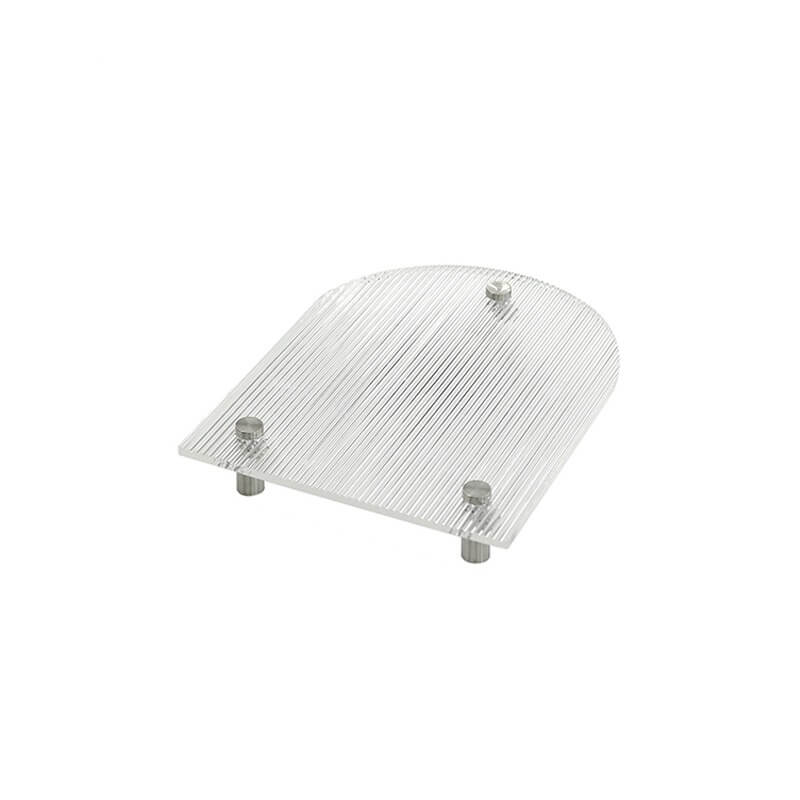 Grooved Acrylic Decorative Tray