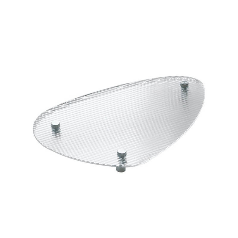 Grooved Acrylic Decorative Tray