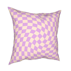 3D Checkered Cushion Cover