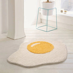 Fried Egg Accent Rug