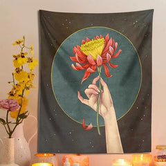 The Red Flower Tapestry