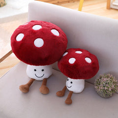 Red Mushroom Pillow Toy