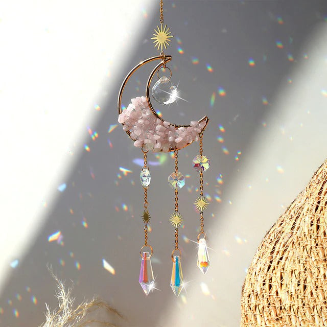 Amethyst Moon Suncatcher