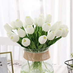 Artificial Tulip Flowers Bouquet (20 pcs)