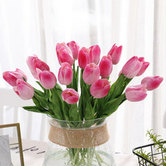 Artificial Tulip Flowers Bouquet (20 pcs)