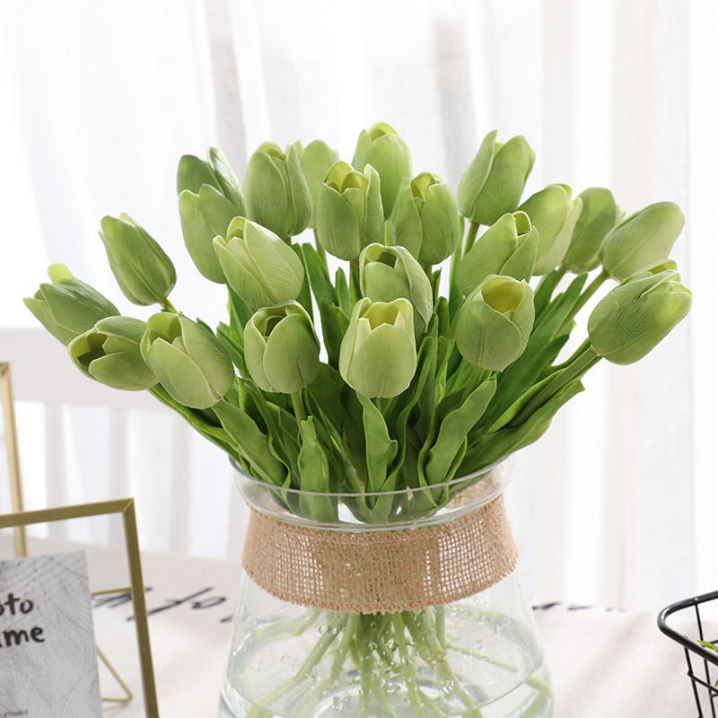 Artificial Tulip Flowers Bouquet (20 pcs)