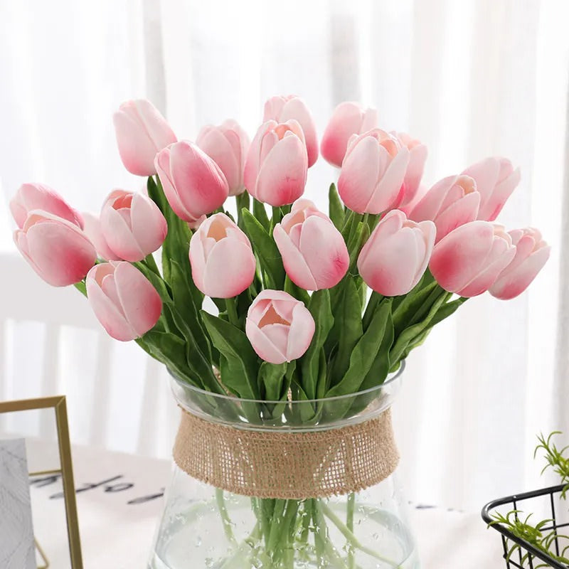 Künstlicher Tulpenblumenstrauß (20 Stück)