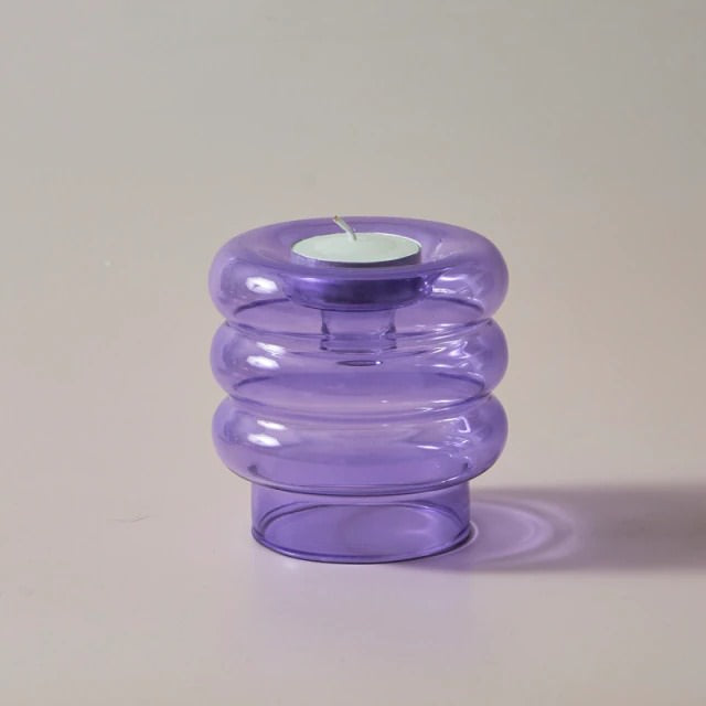 Bibendum Glass Candle Holder