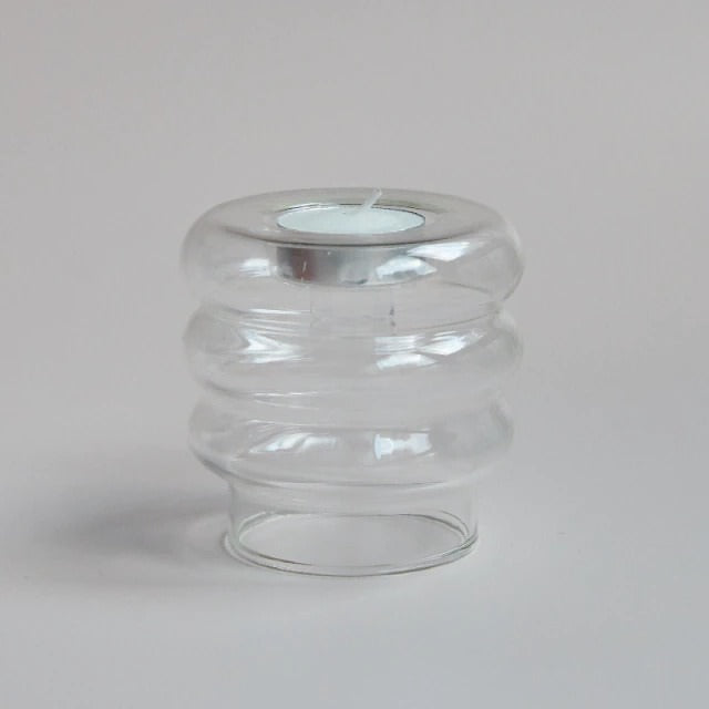 Bibendum Glass Candle Holder