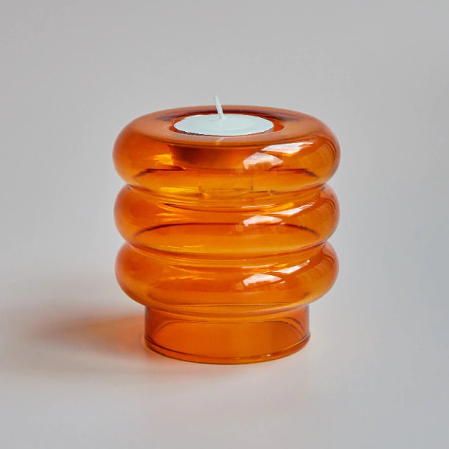 Bibendum Glass Candle Holder