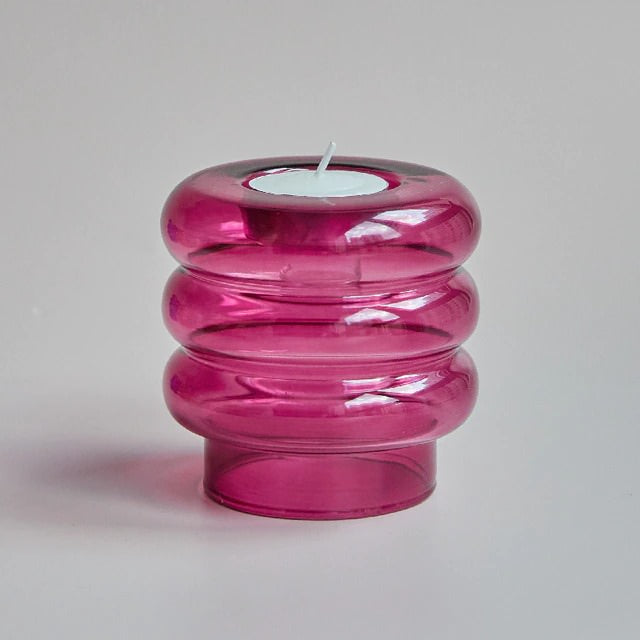 Bibendum Glass Candle Holder