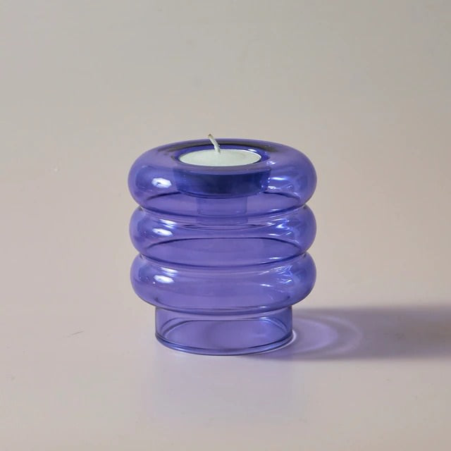 Bibendum Glass Candle Holder