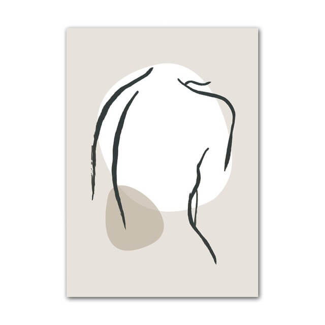 Minimalist Outline Art Canvas Posters